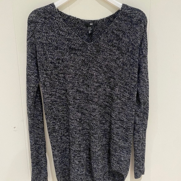 H&M Marled Drop Shoulder Tunic Sweater - Picture 1 of 4